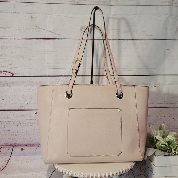Michael Kors Walsh Medium MF Large Leather Tote Shoulderbag Handbag in Soft Pink - Picture 3 of 11